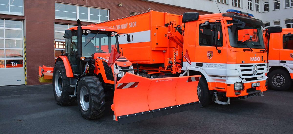 ZETOR tractors in the Fire Rescue Service