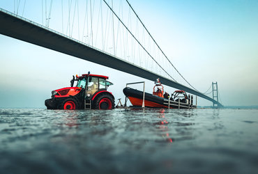 A tractor that helps saving lives