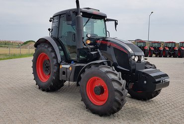 Various colours of ZETOR tractors in Poland