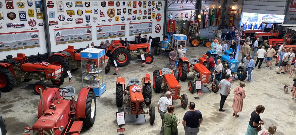 Zetor fans paradise. The new Zetor Museum Herman Michiels has opened in Belgium.