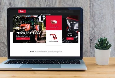 ZETOR presents a modernized website