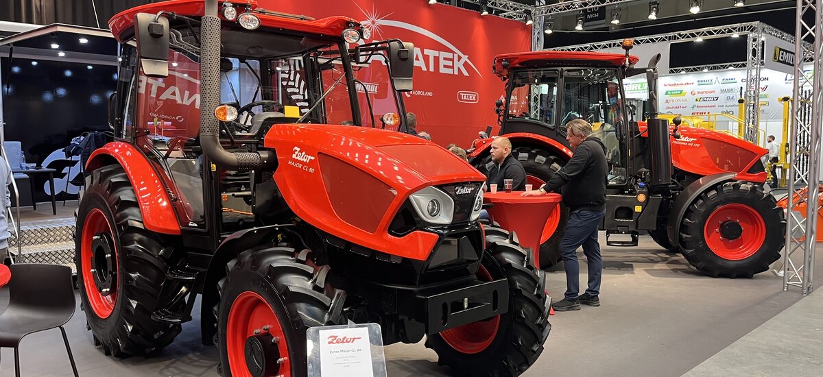 ZETOR on the stage: Presented at AGROMEK in Denmark