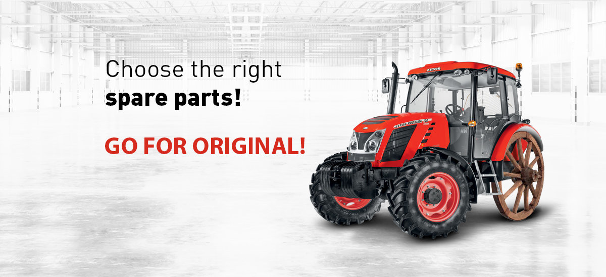 Choose the right spare parts! Go for ORIGINAL!