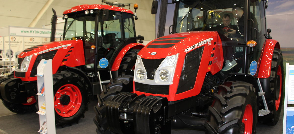 ZETOR tractors at the first exhibitions of this year